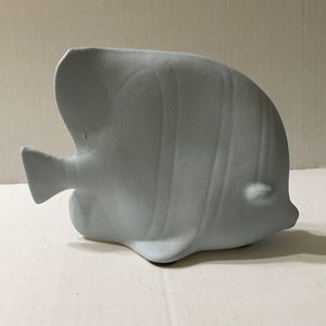Blue Ceramic Fish Deco